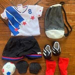 American Girl Go USA Soccer Set